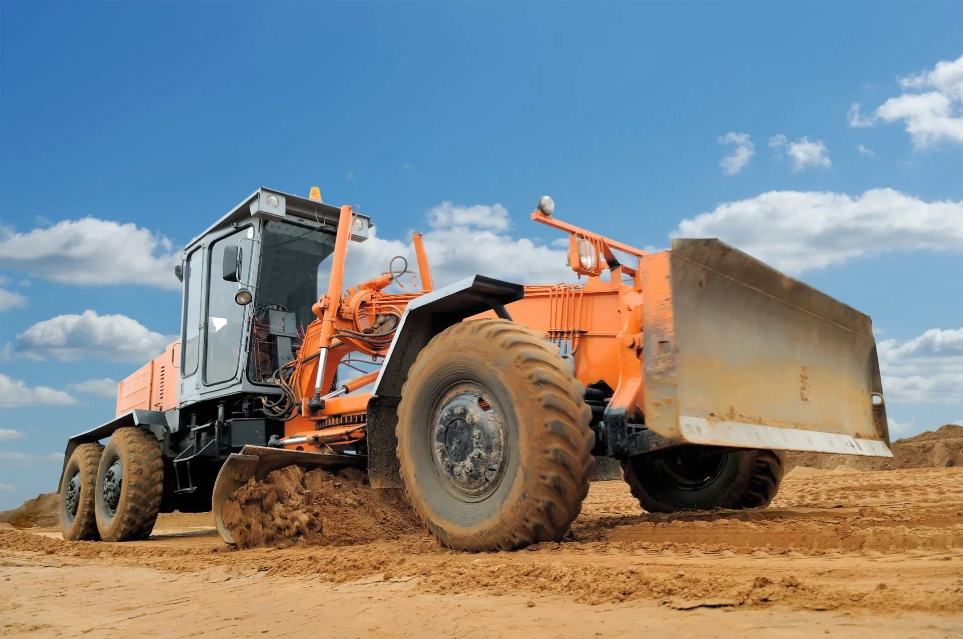 Bulldozers Moving Dirt — Indianapolis, IN — W R Beach, Inc.
