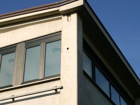 Facciata laterale di un edificio