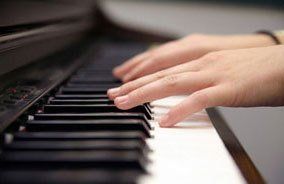 piano playing