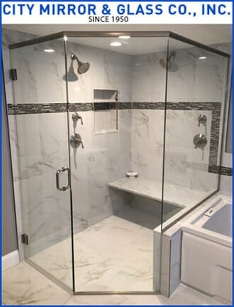 Shower Room — Door Glass & Mirrors in Lowell, MA Shower Room — Door Glass & Mirrors in Lowell, MA