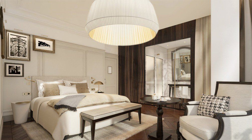 Maison Bourgeoise le Damantin - déco de la chambre deluxe