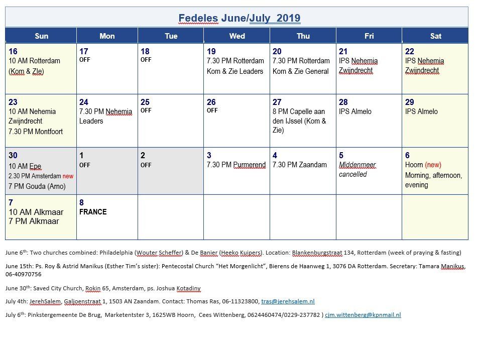 Fedeles July