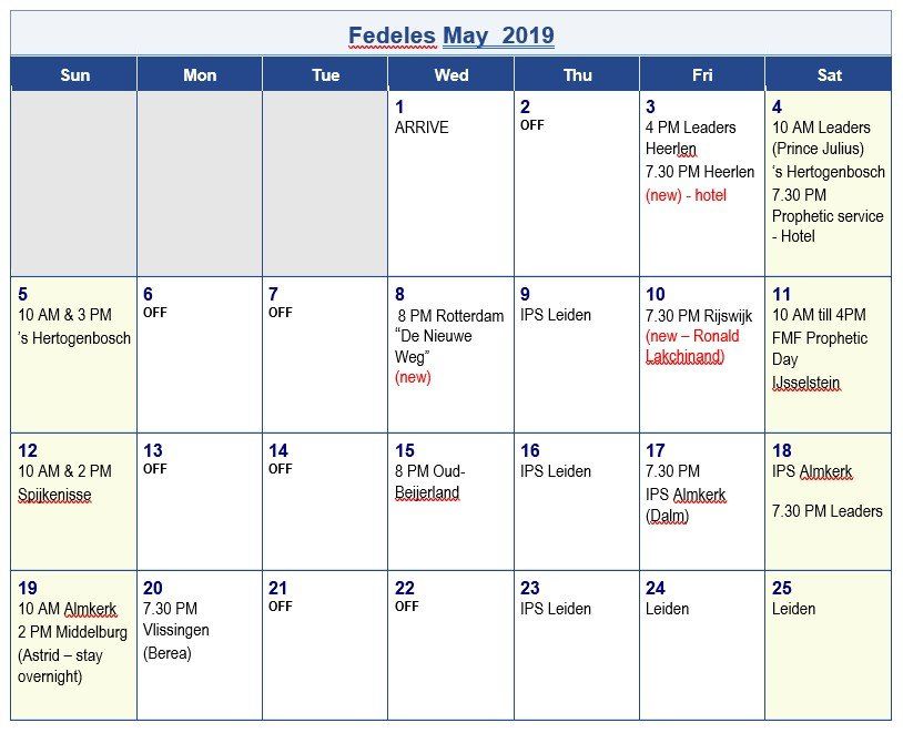 Fedeles May