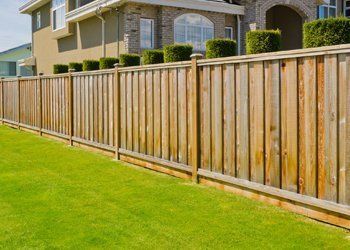 wooden fencing