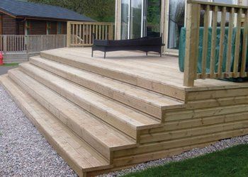 Hardwood decking