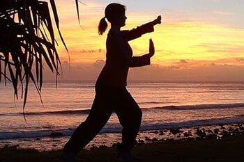 Woman in the sunset — Healing Studio in Bangor, ME Woman in the sunset — Healing Studio in Bangor, ME