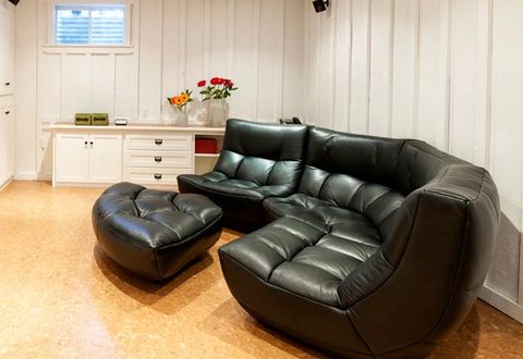 Upholstery Repair Service — Black Sofa Set in Fort Collins, CO