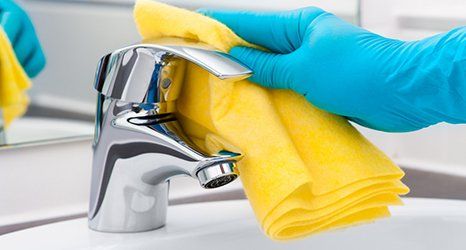 bathroom cleaning