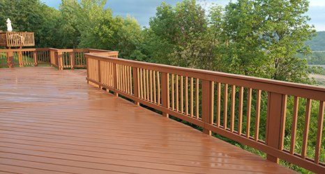wooden decking system