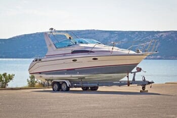 Boat on a trailer - Boats Service & Repair in Lavalette, WV Boat on a trailer - Boats Service & Repair in Lavalette, WV