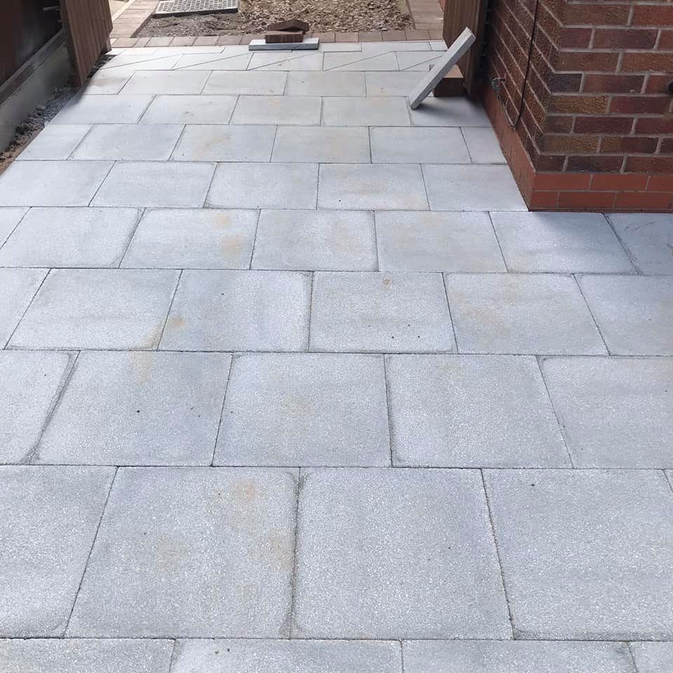 Slab sidewalk