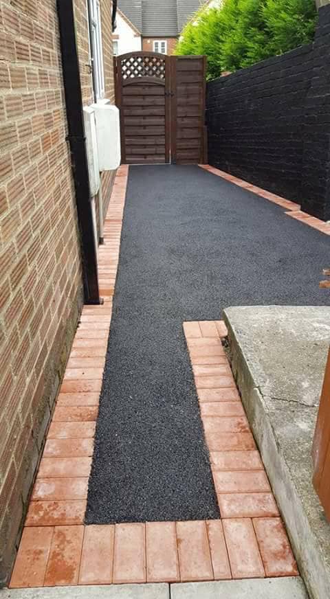 Tarmacadam path