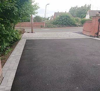 Tarmacadam drives