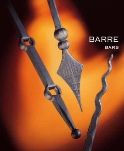 barre in ferro battuto