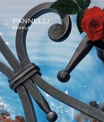 pannello in ferro battuto