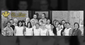 Group photo of De-Luxe office Cleaners Staff
