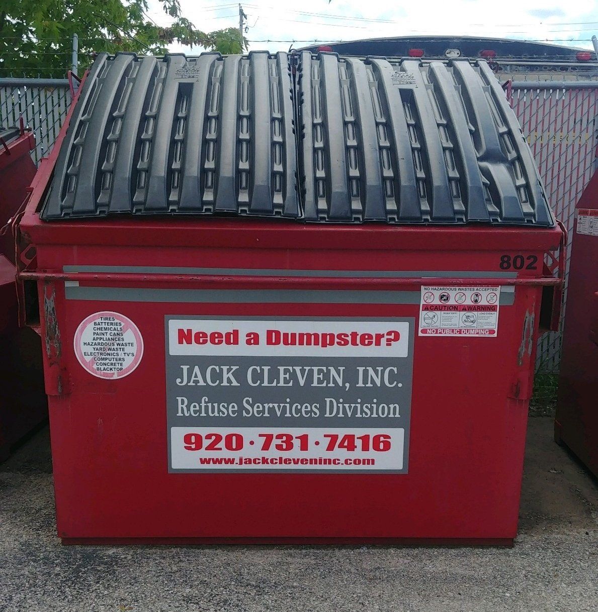 8 Yard Dumpster