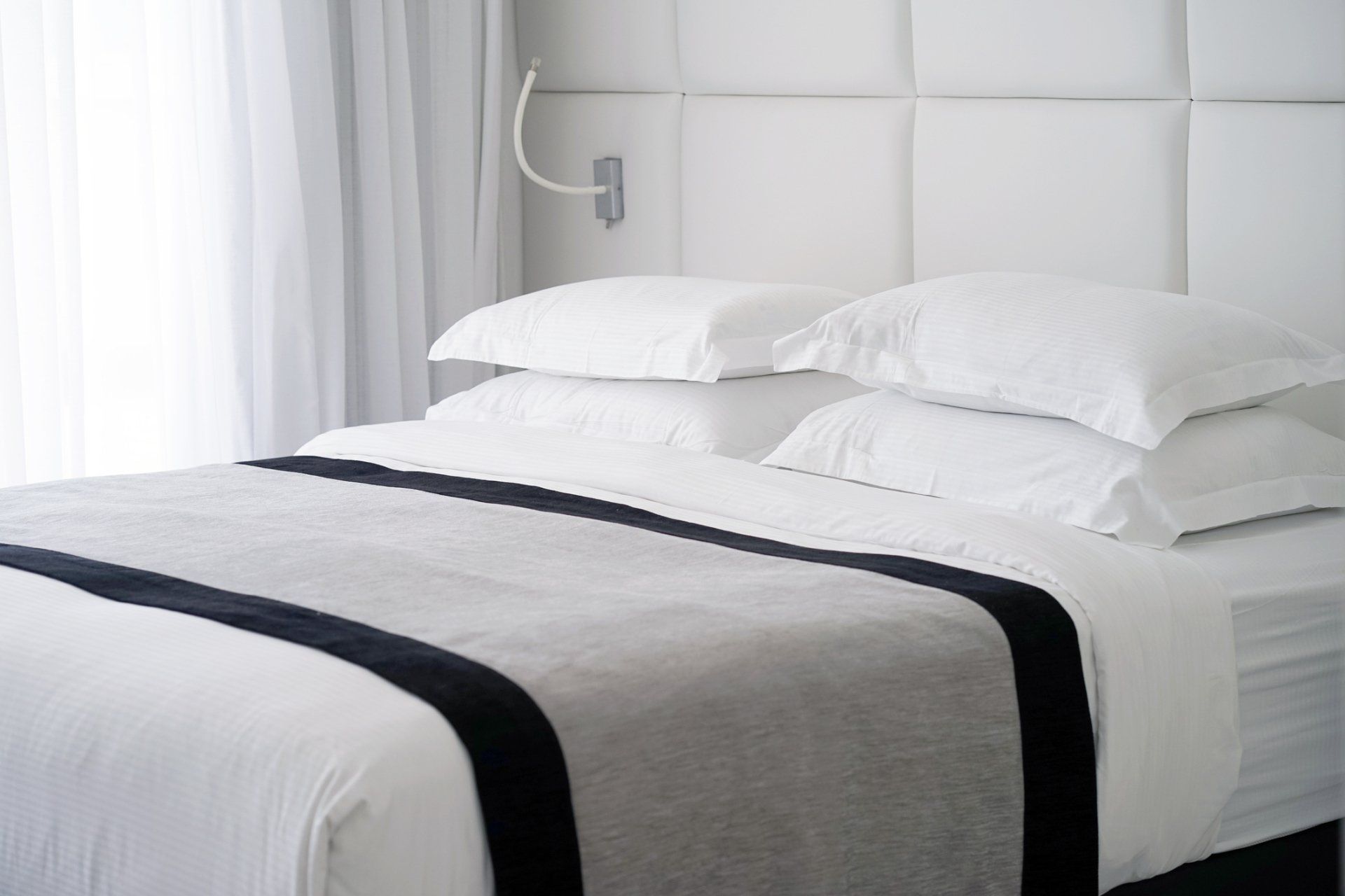 Bedroom with White Mattress — Danville, KY — Mattresses & More