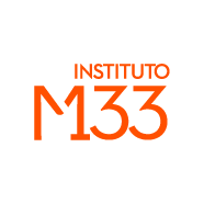 Logotipo do instituto m33 em fundo branco