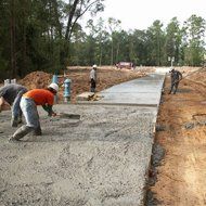 Pour Back Construction