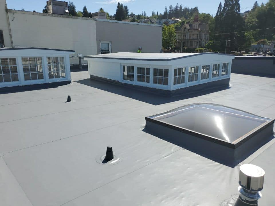 IB Roof System of Commercial Building — Astoria, OR — Northwest Roofing & Construction LLC