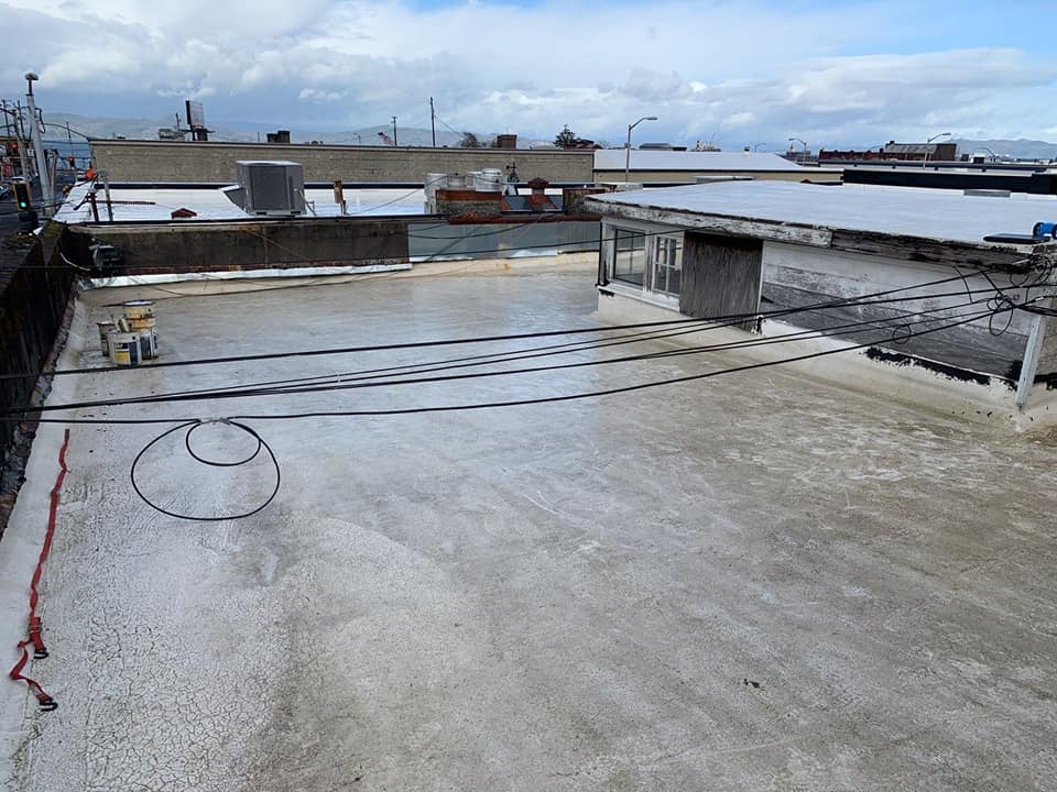 Old Roof of Commercial Building — Astoria, OR — Northwest Roofing & Construction LLC