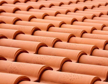 Tile Roof — Orange Brown Clay Tile Roofing in Miami, FL Tile Roof — Orange Brown Clay Tile Roofing in Miami, FL