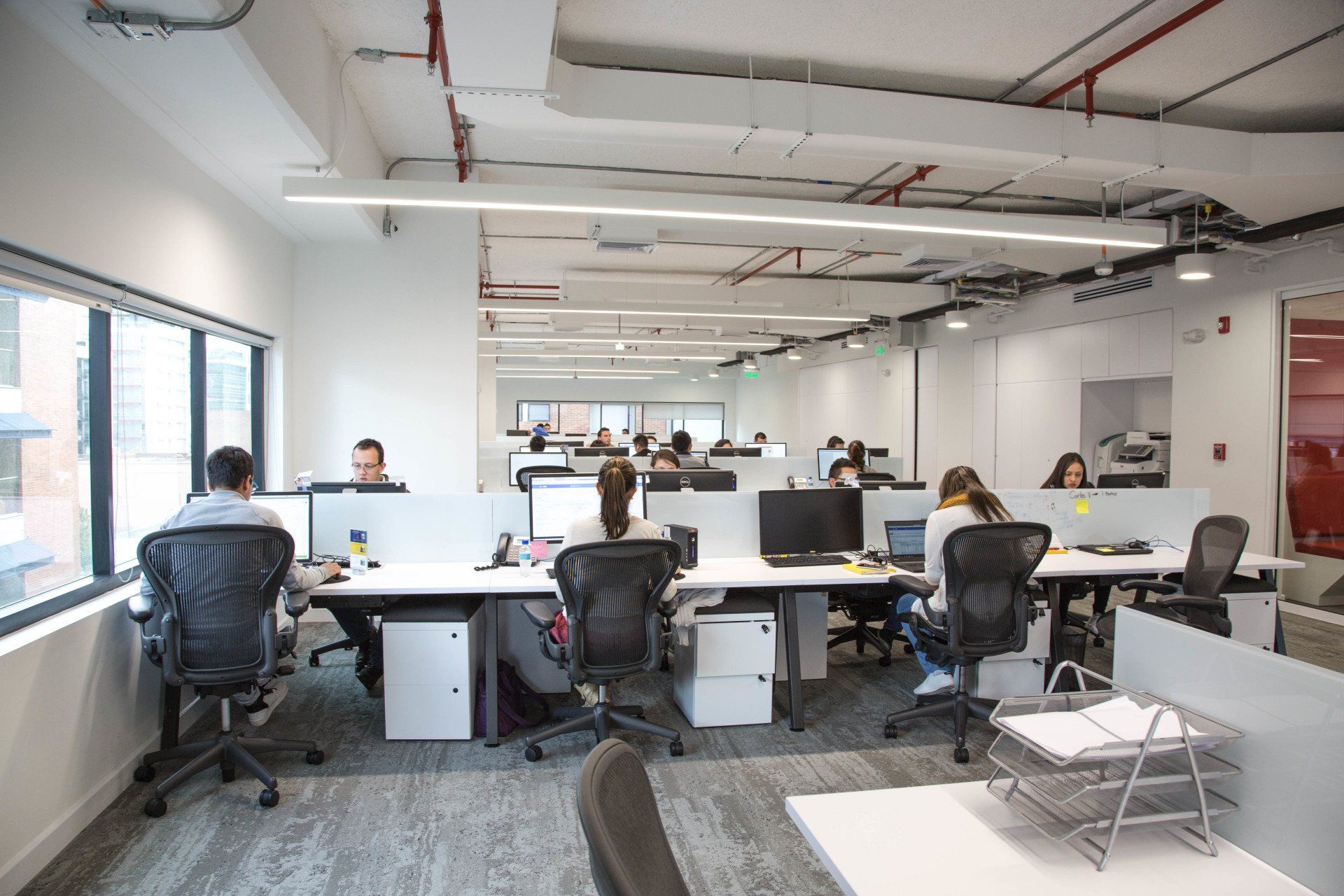 arquitectura en complejo de oficinas corporativas