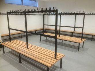 wooden shelf