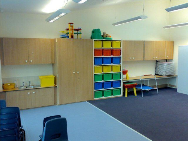 storage furniture and table