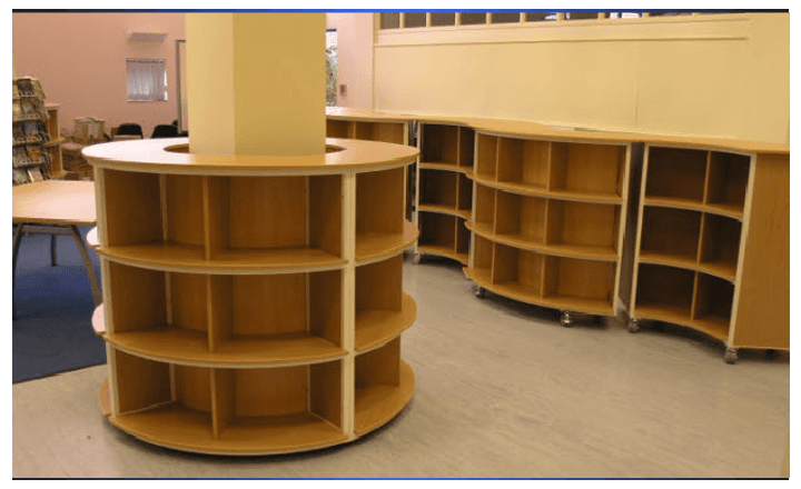book shelves