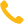 A yellow telephone receiver on a white background.