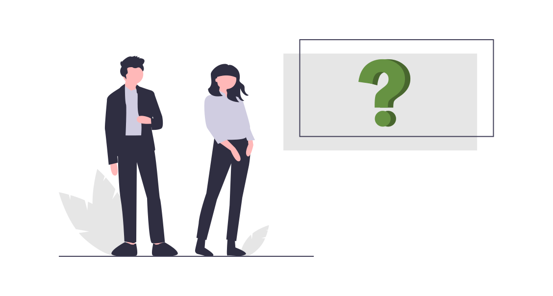 asking questions illustration
