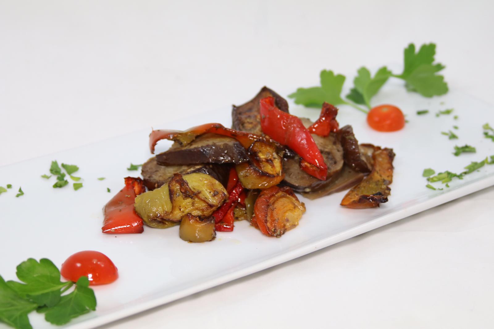 Caponata di verdure al forno