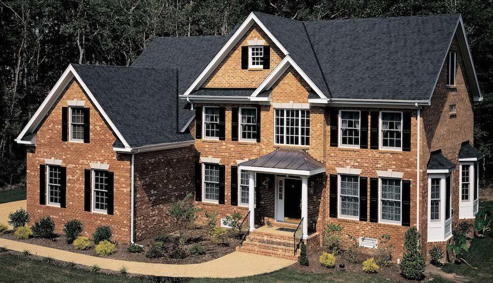 Moire Black Landmark Architectural Asphalt Shingle Residential Roof