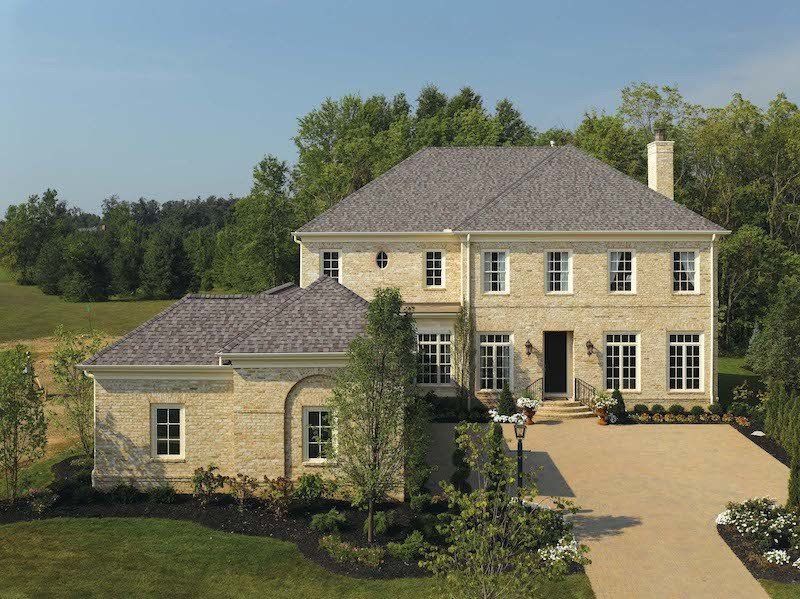 Weathered Wood, Landmark, Architectural Asphalt Shingle Residential Roof on a 2 story home, Certainteed Landmark, Shingle Roof, Roofing Hampton Roads, Roofing 757, Roofing Company near me