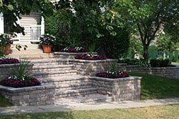 Landscape and Stairs Design — Landscaping Company in Schererville, IN