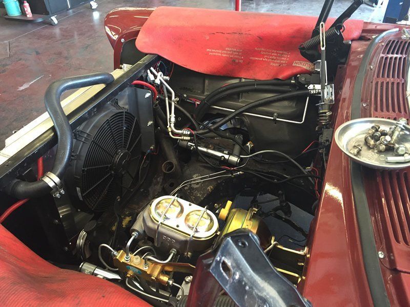 Engine removed
