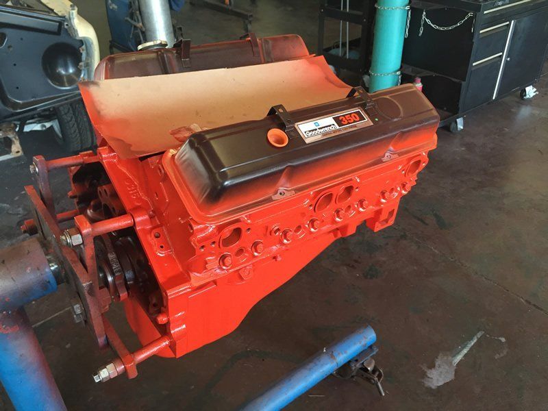 New painted engine