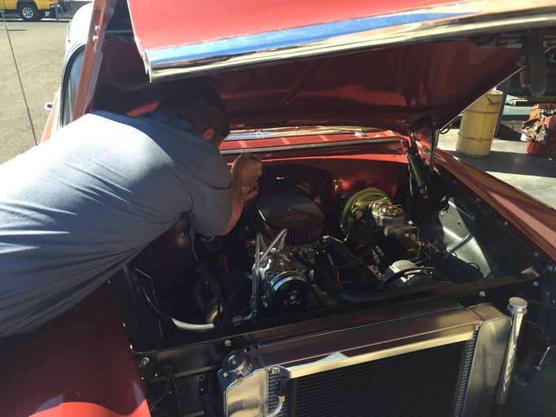 New engine install finishing touches