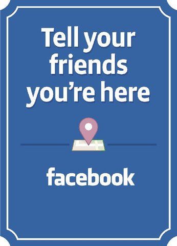 Check in on Facebook