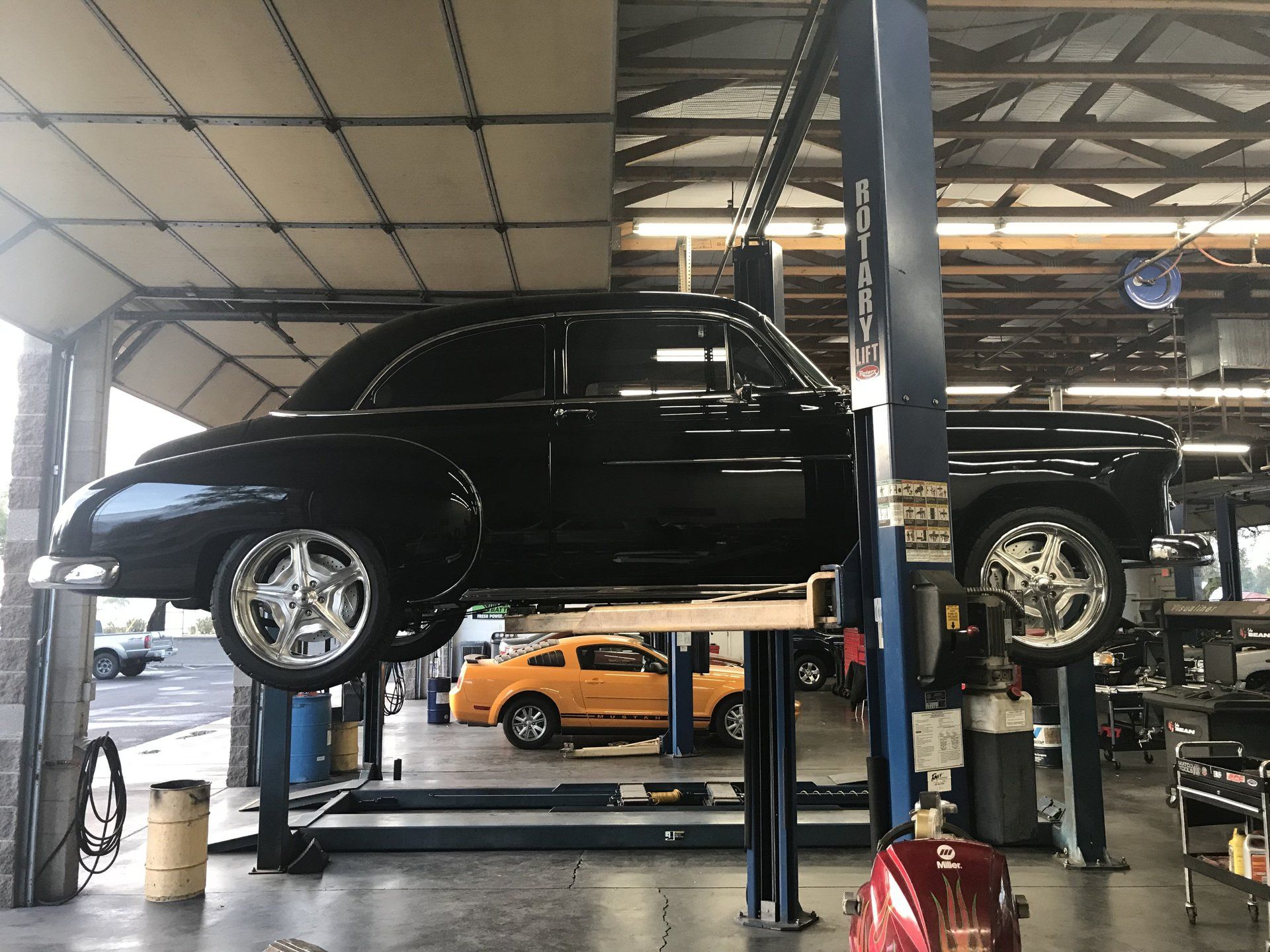 Custom exhaust installation
