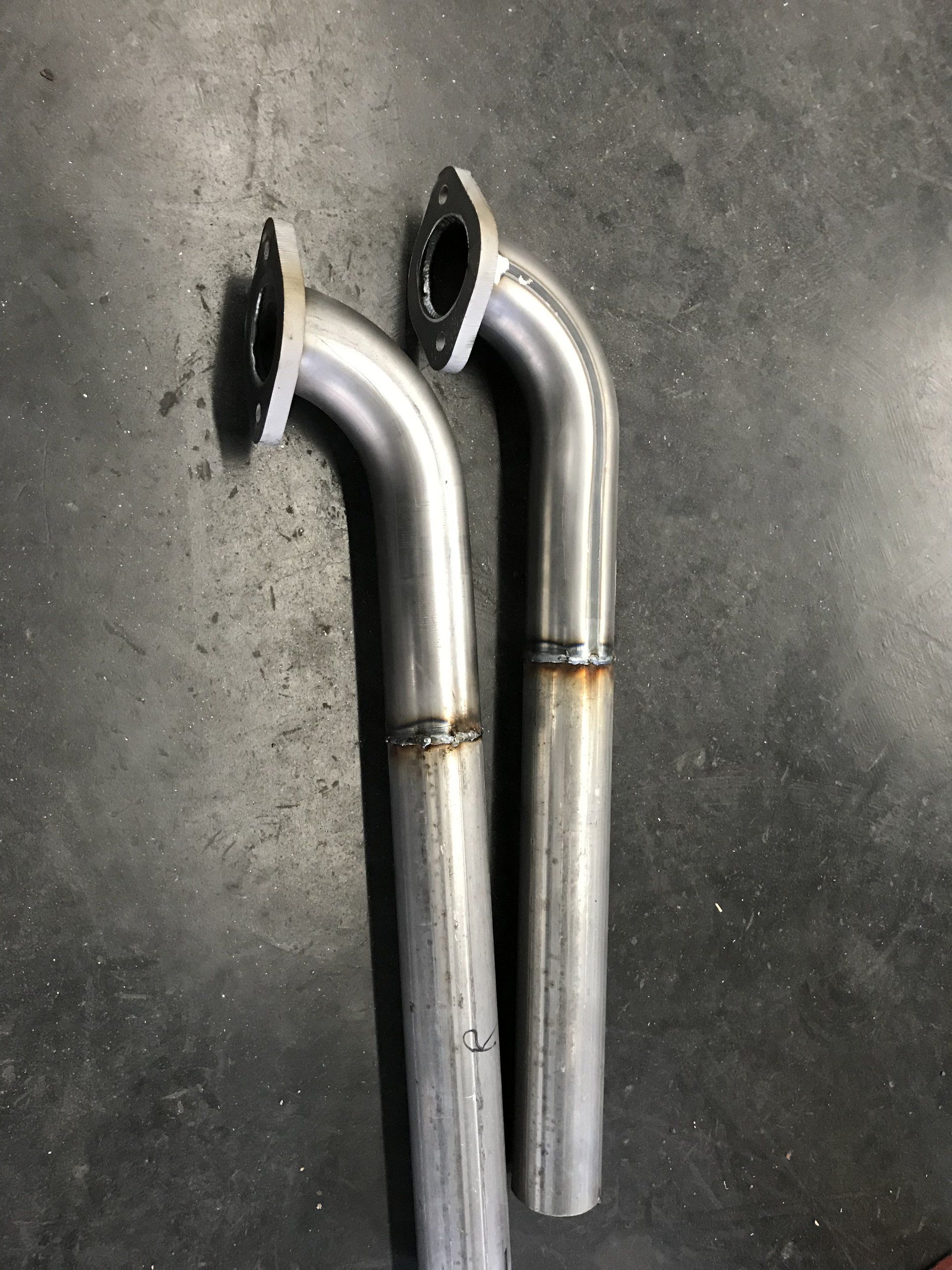 Custom exhaust installation