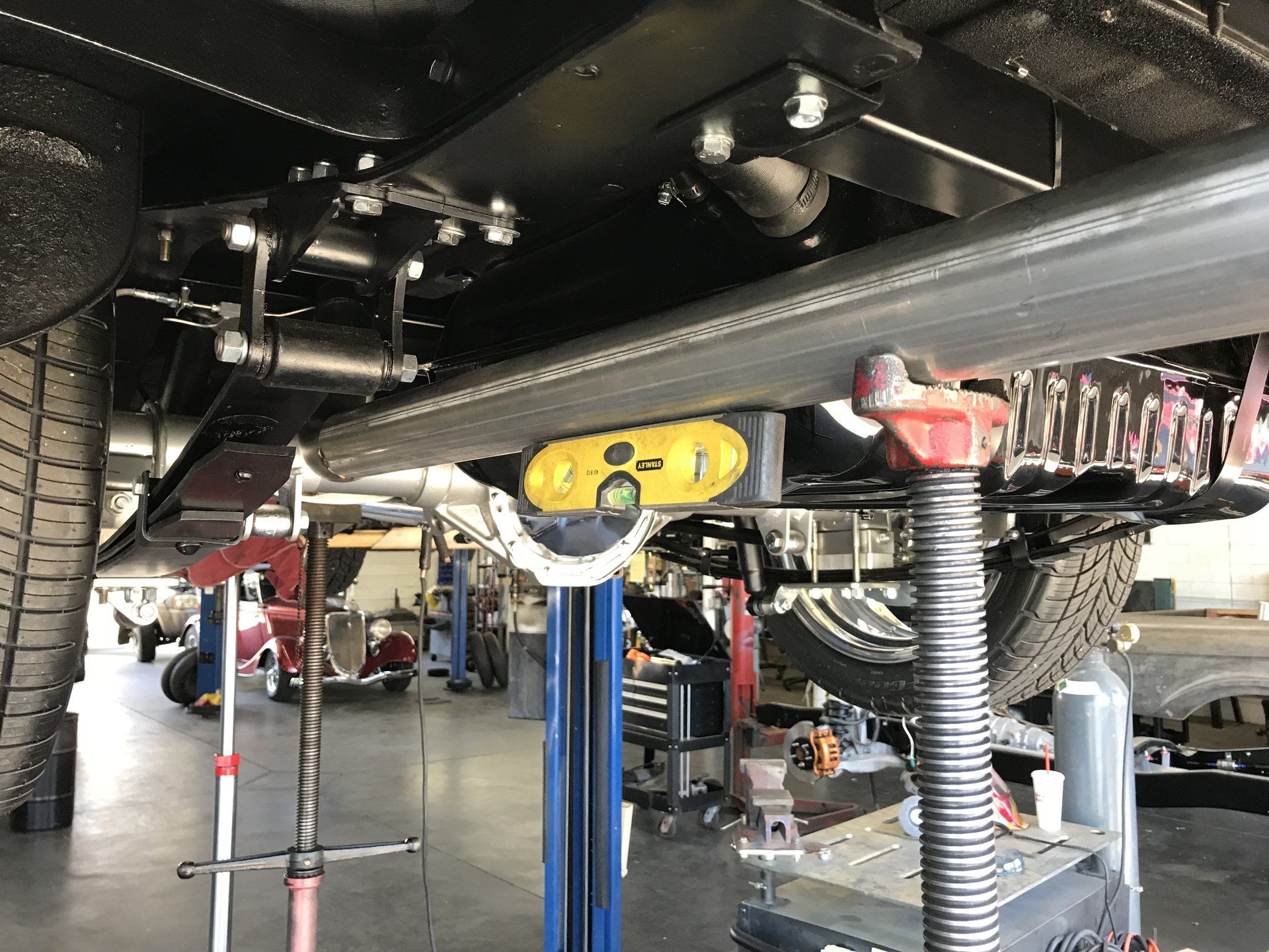 Custom exhaust installation