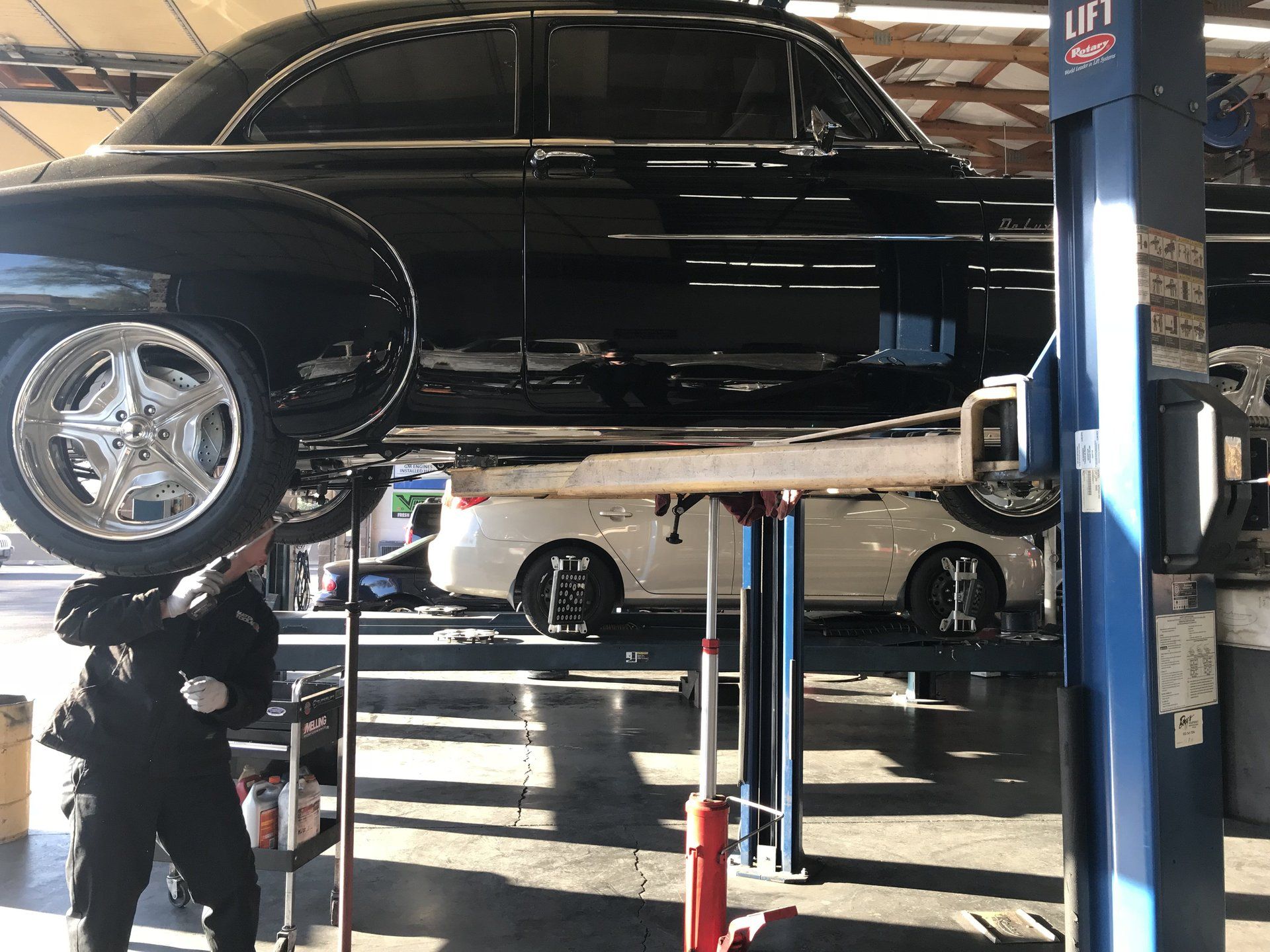 Custom exhaust installation