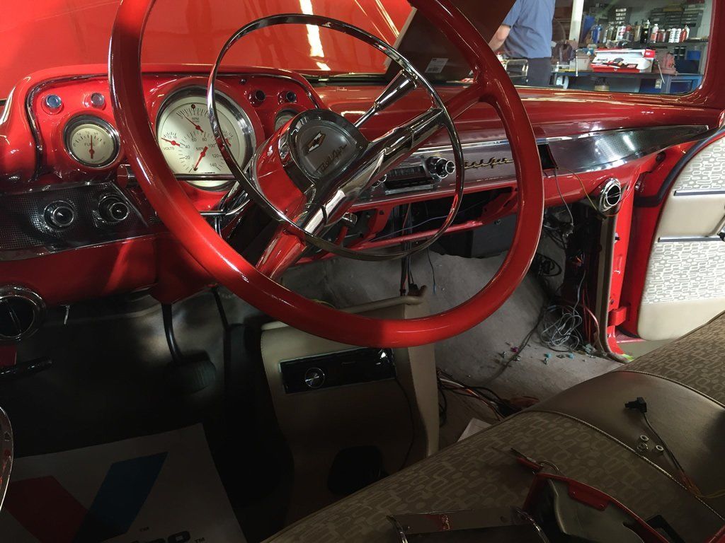 Vintage Air install interior work
