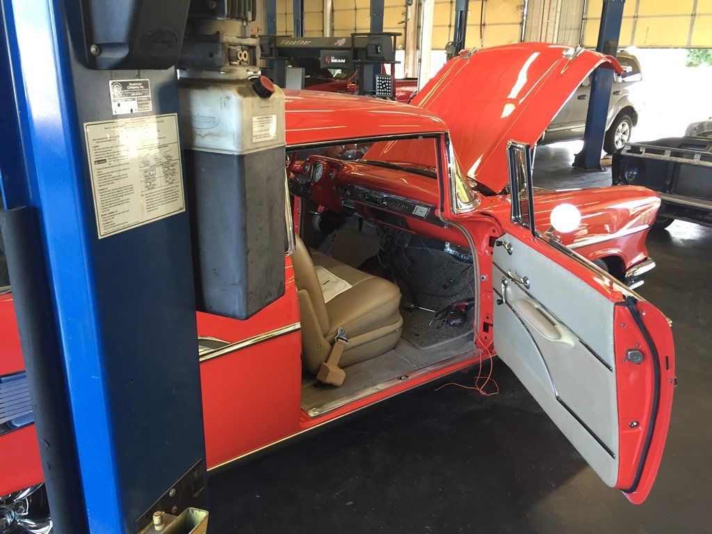 Vintage Air install interior work