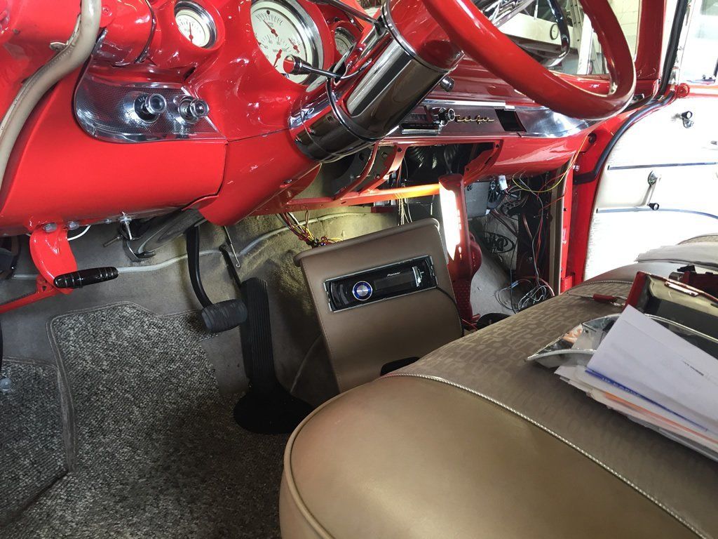 Vintage Air install interior work