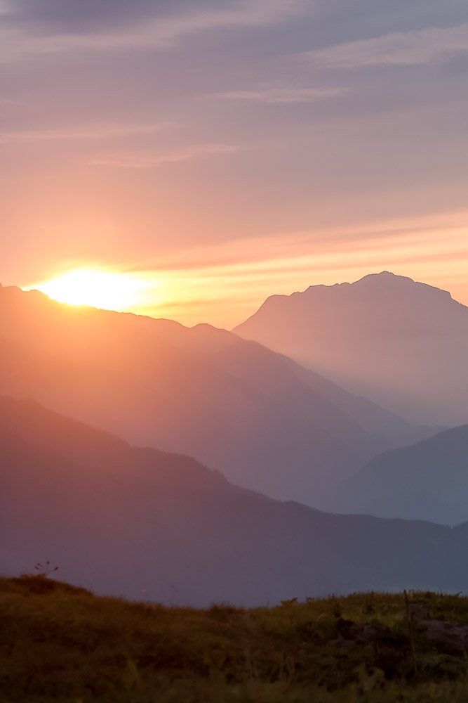 Sonnenlicht in den Bergen und Landschaften – Naturfotografie von Coen Weesjes