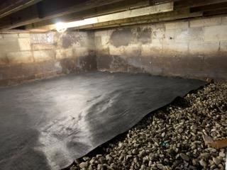 Before Basement Waterproofing
